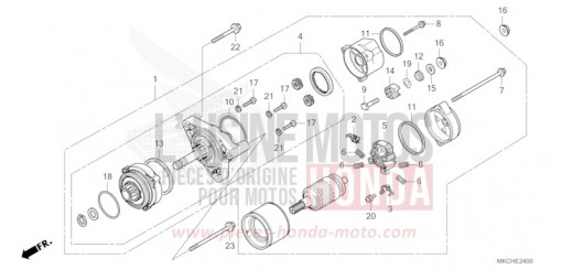 MOTEUR MARCHE ARRIERE GL1800M de 2021